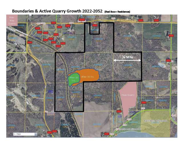 Quarry Footprint Growth E